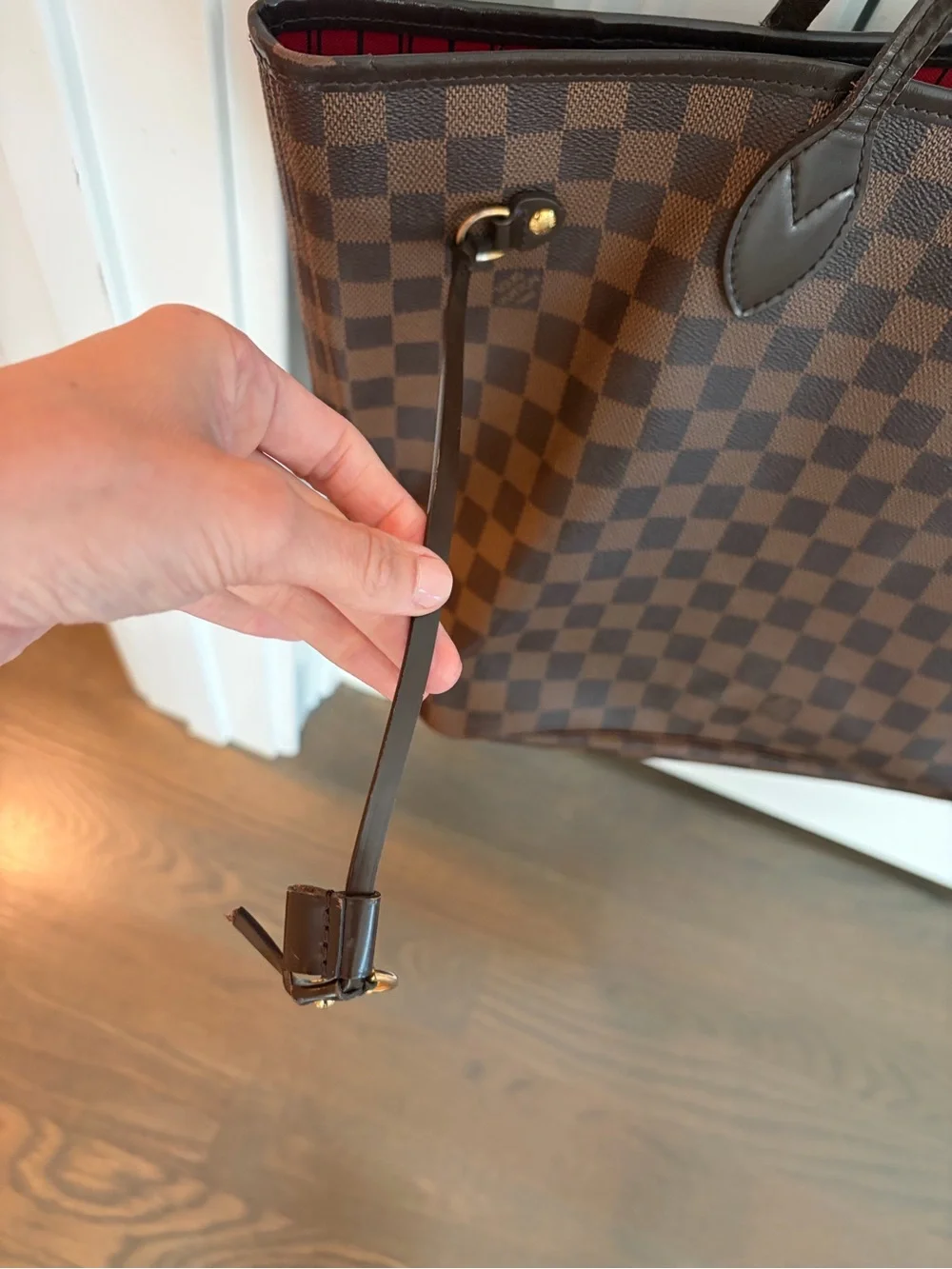 Louis Vuitton Brown Damier Checkered Tote